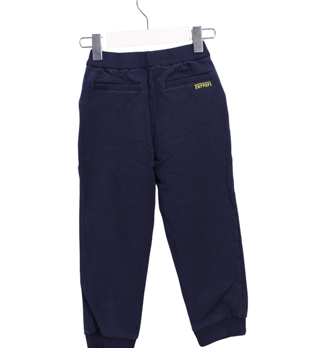 A Blue Sweatpants from Ferrari in size 3T for boy. (Back View)