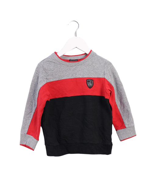 A Multicolour Crewneck Sweatshirts from Ferrari in size 3T for boy. (Front View)