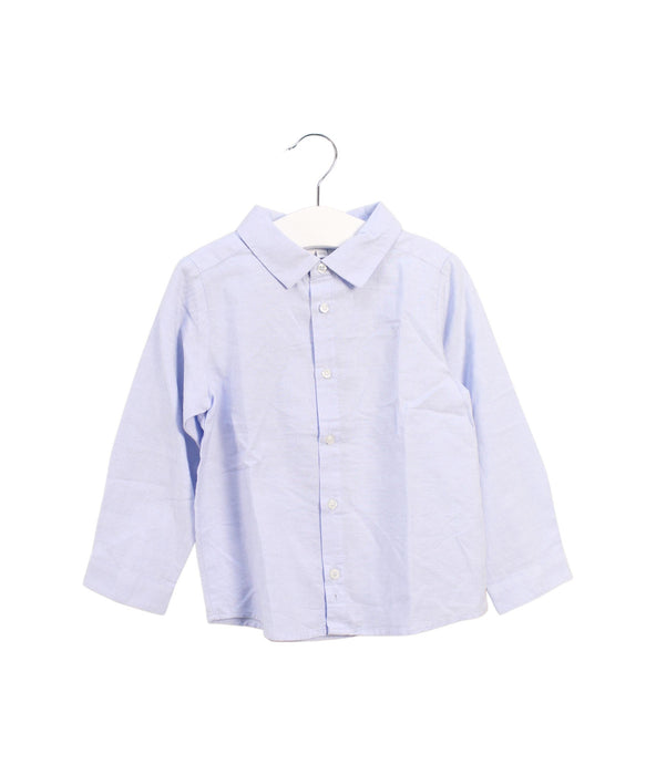 A Blue Shirts from Jacadi in size 3T for boy. (Front View)