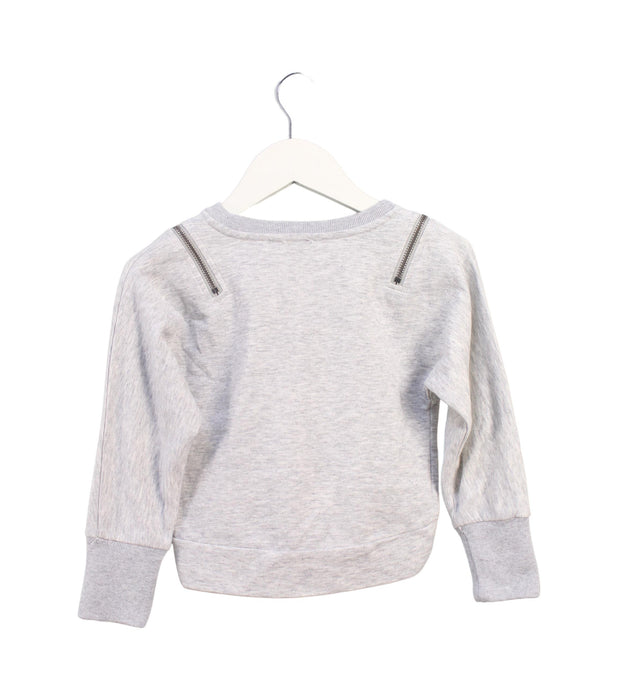 A Grey Crewneck Sweatshirts from Karl Lagerfeld in size 4T for boy. (Back View)