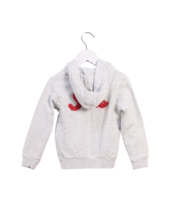 A White Zippered Sweatshirts from Marc O'Polo in size 2T for neutral. (Back View)