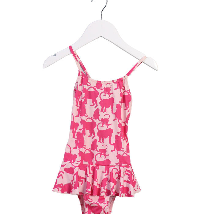 A Pink Swimsuits from Vilebrequin in size 3T for girl. (Front View)