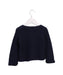 A Blue Cardigans from Petit Bateau in size 12-18M for girl. (Back View)