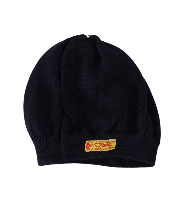 A Black Beanies from Steiff in size O/S for boy. (Back View)