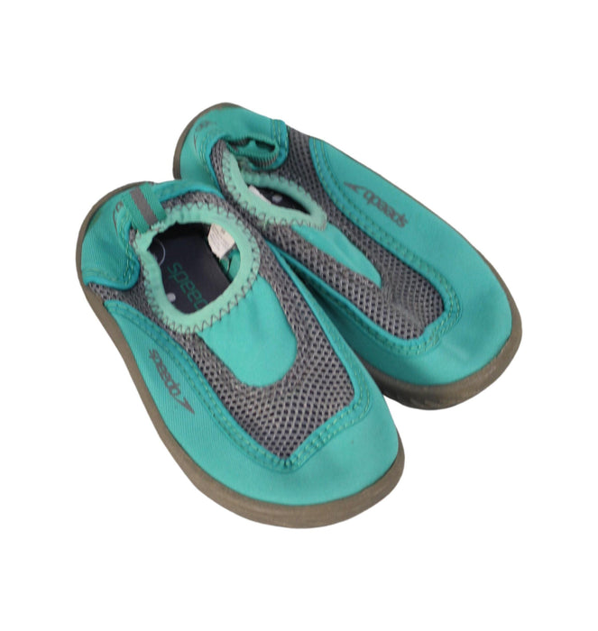A Blue Aqua Shoes from Speedo in size 3T for neutral. (Front View)