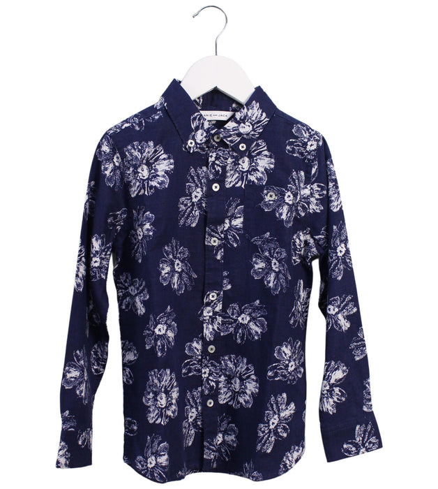 A Blue Shirts from Janie & Jack in size 6T for girl. (Front View)