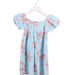 A Blue Short Sleeve Dresses from Janie & Jack in size 4T for girl. (Front View)