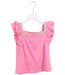 A Pink Sleeveless Tops from Janie & Jack in size 4T for girl. (Front View)