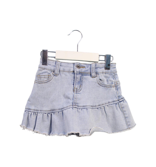 A Blue Short Skirts from Seed in size 4T for girl. (Front View)