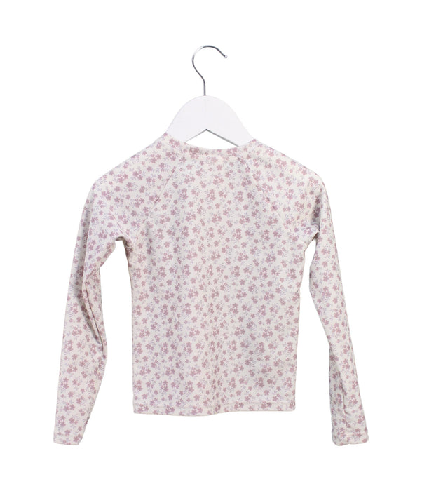 A Purple Rash Guards from Jamie Kay in size 2T for girl. (Back View)