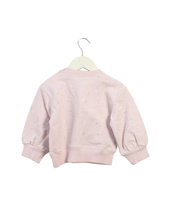 A Pink Crewneck Sweatshirts from Jamie Kay in size 2T for girl. (Back View)
