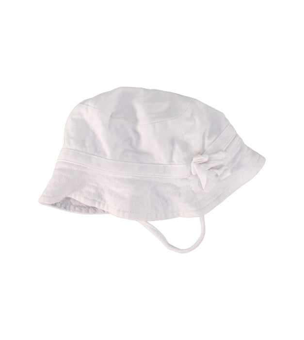 A White Sun Hats from Seed in size O/S for girl. (Front View)