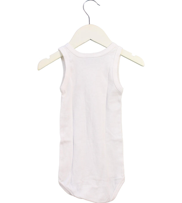 A White Sleeveless Bodysuits from Petit Bateau in size 18-24M for neutral. (Back View)