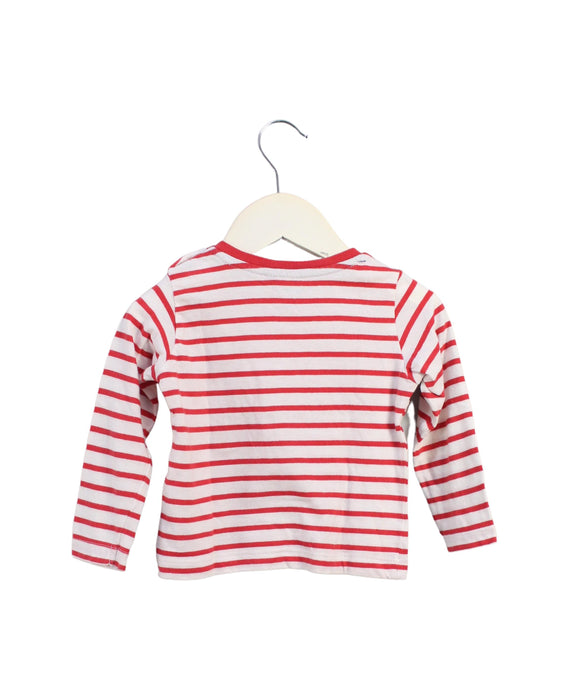 A Red Long Sleeve Tops from Boden in size 6-12M for neutral. (Back View)