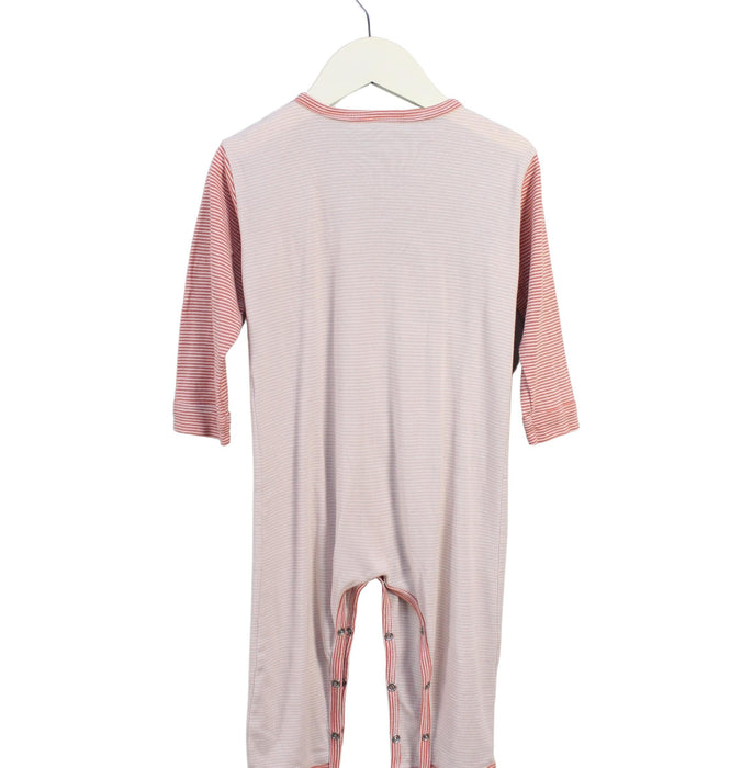 A Pink Long Sleeve Jumpsuits from Petit Bateau in size 18-24M for girl. (Back View)