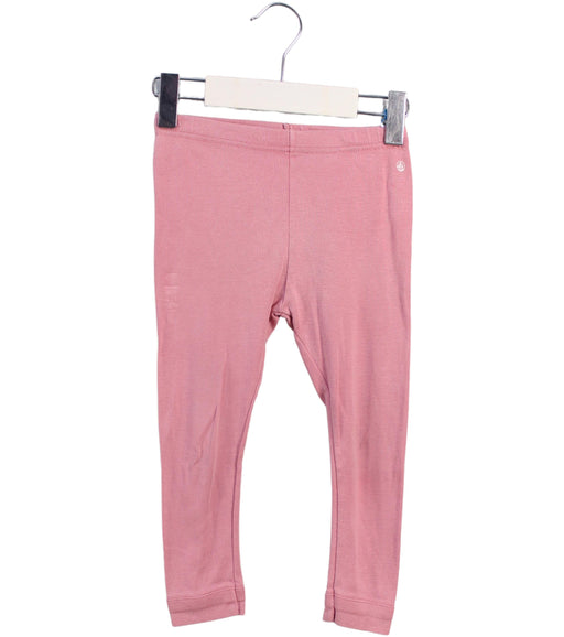 A Pink Leggings from Petit Bateau in size 18-24M for girl. (Front View)