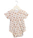 A Ivory Short Sleeve Bodysuits from Primeval in size 18-24M for neutral. (Front View)