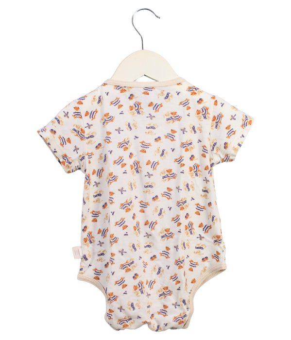 A Ivory Short Sleeve Bodysuits from Primeval in size 18-24M for neutral. (Back View)