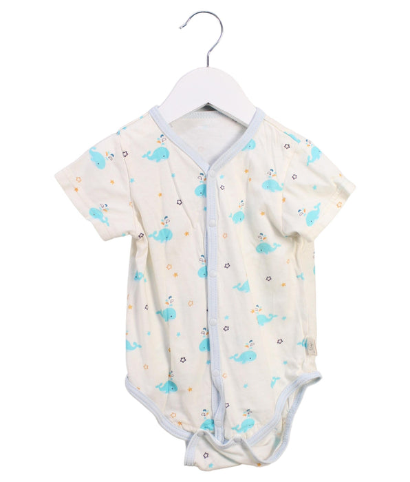 A White Short Sleeve Bodysuits from Primeval in size 18-24M for boy. (Front View)