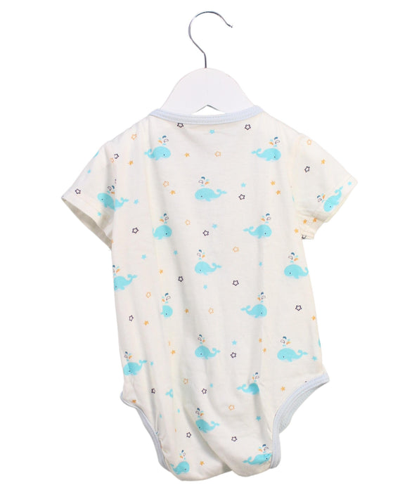 A White Short Sleeve Bodysuits from Primeval in size 18-24M for boy. (Back View)