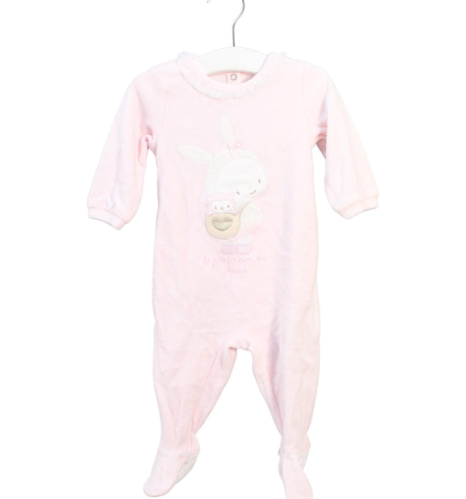 A Pink Onesies from Chicco in size 3-6M for girl. (Front View)