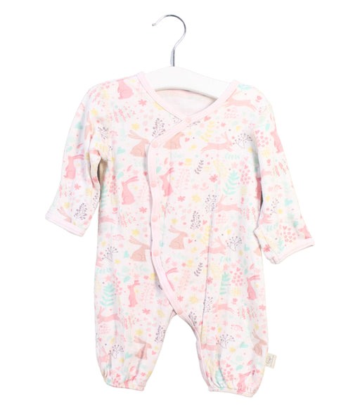 A Pink Long Sleeve Jumpsuits from Primeval in size 3-6M for girl. (Front View)