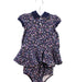 A Navy Dress Sets from Ralph Lauren in size 0-3M for girl. (Front View)