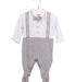 A Grey Onesies from Chicco in size 0-3M for boy. (Front View)