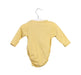 A Yellow Long Sleeve Bodysuits from Purebaby in size 0-3M for neutral. (Back View)