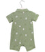 A Green Short Sleeve Rompers from Bébé by Minihaha in size 0-3M for boy. (Back View)