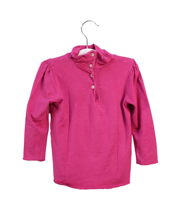 A Pink Long Sleeve Tops from Ralph Lauren in size 12-18M for girl. (Back View)