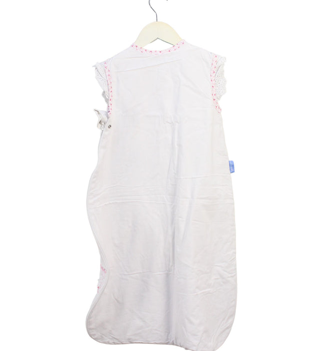 A White Sleepsacs from The Gro Company in size 6-12M for girl. (Back View)