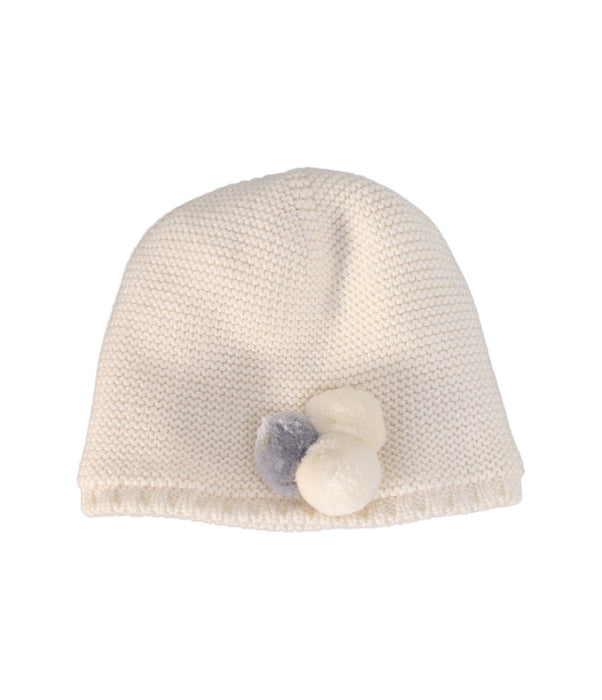 A White Beanies from Jacadi in size O/S for neutral. (Front View)