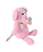 A Pink Soft Toys from Les Déglingos in size O/S for girl. (Back View)