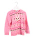 A Pink Crewneck Sweatshirts from Miki House in size 4T for girl. (Front View)