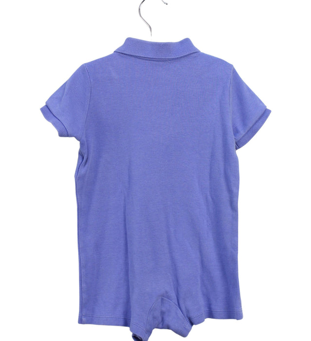 A Purple Short Sleeve Rompers from Ralph Lauren in size 6-12M for neutral. (Back View)