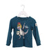 A Green Long Sleeve Tops from Organic Mom in size 2T for boy. (Front View)