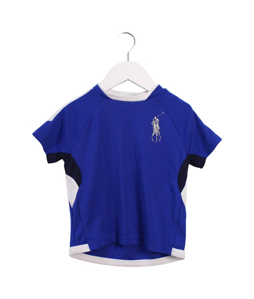 A Blue Active Tops from Polo Ralph Lauren in size 3T for boy. (Front View)