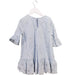 A Blue Short Sleeve Dresses from Seed in size 4T for girl. (Back View)