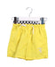 A Yellow Shorts from Ferrari in size 2T for boy. (Front View)