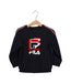 A Black Crewneck Sweatshirts from Fila in size 4T for boy. (Front View)