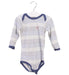 A White Long Sleeve Bodysuits from Petit Bateau in size 6-12M for boy. (Front View)