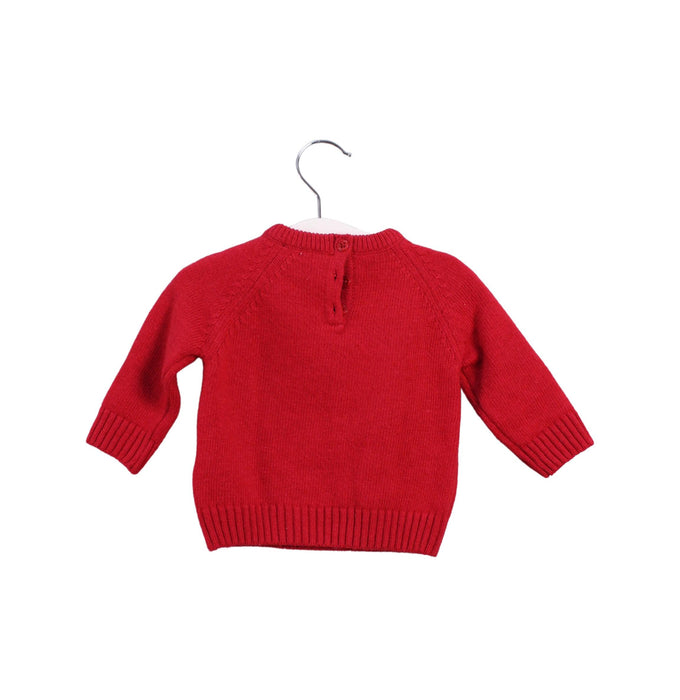 A Red Knit Sweaters from Thomas Brown in size 3-6M for boy. (Back View)