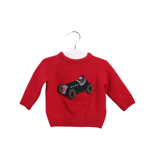 A Red Knit Sweaters from Thomas Brown in size 3-6M for boy. (Front View)