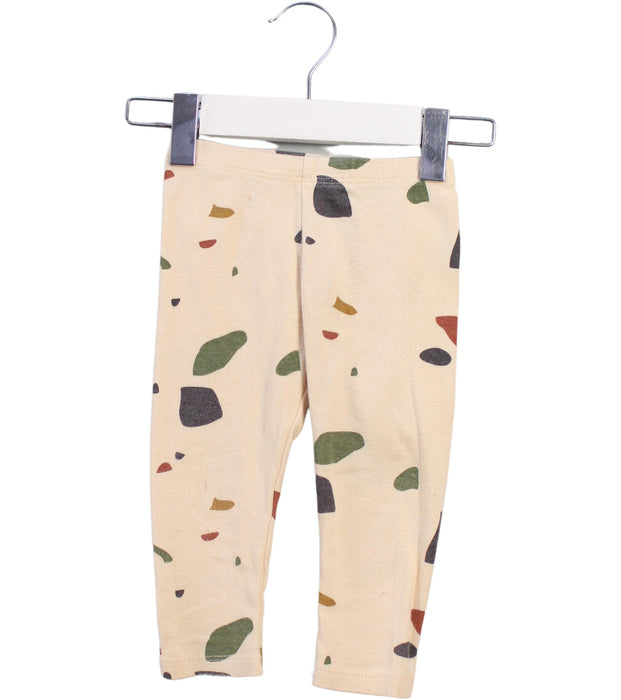 A Beige Leggings from Organic Zoo in size 6-12M for girl. (Front View)