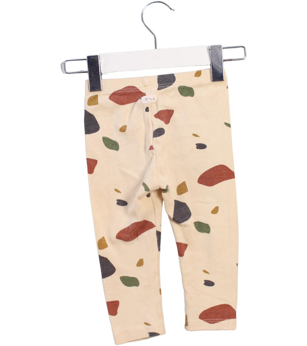 A Beige Leggings from Organic Zoo in size 6-12M for girl. (Back View)