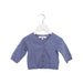 A Blue Cardigans from Bonpoint in size 3-6M for girl. (Front View)