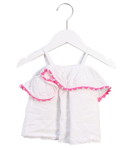 A White Sleeveless Tops from Kate Spade in size 12-18M for girl. (Front View)