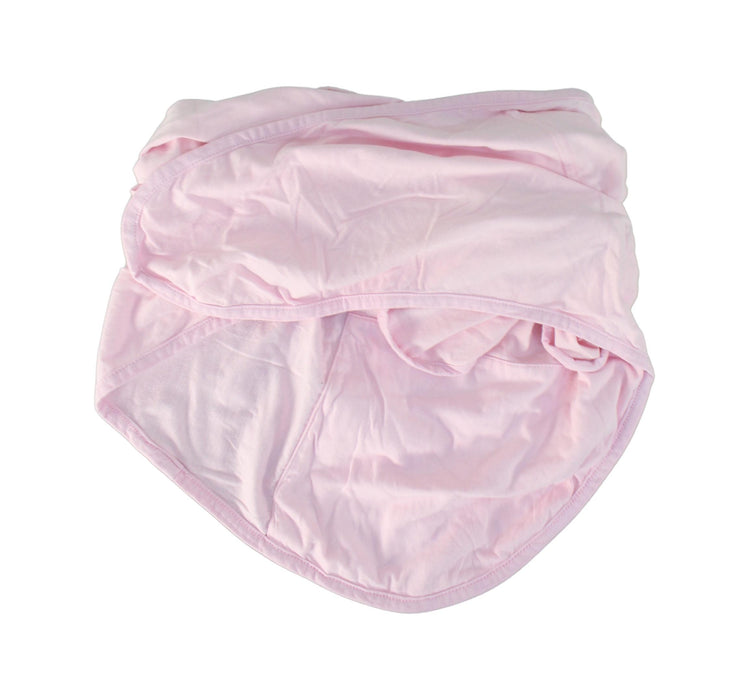 A Pink Swaddles from Miracle Baby in size 0-3M for girl. (Front View)