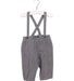 A Grey Overall Shorts from Janie & Jack in size 6-12M for boy. (Front View)